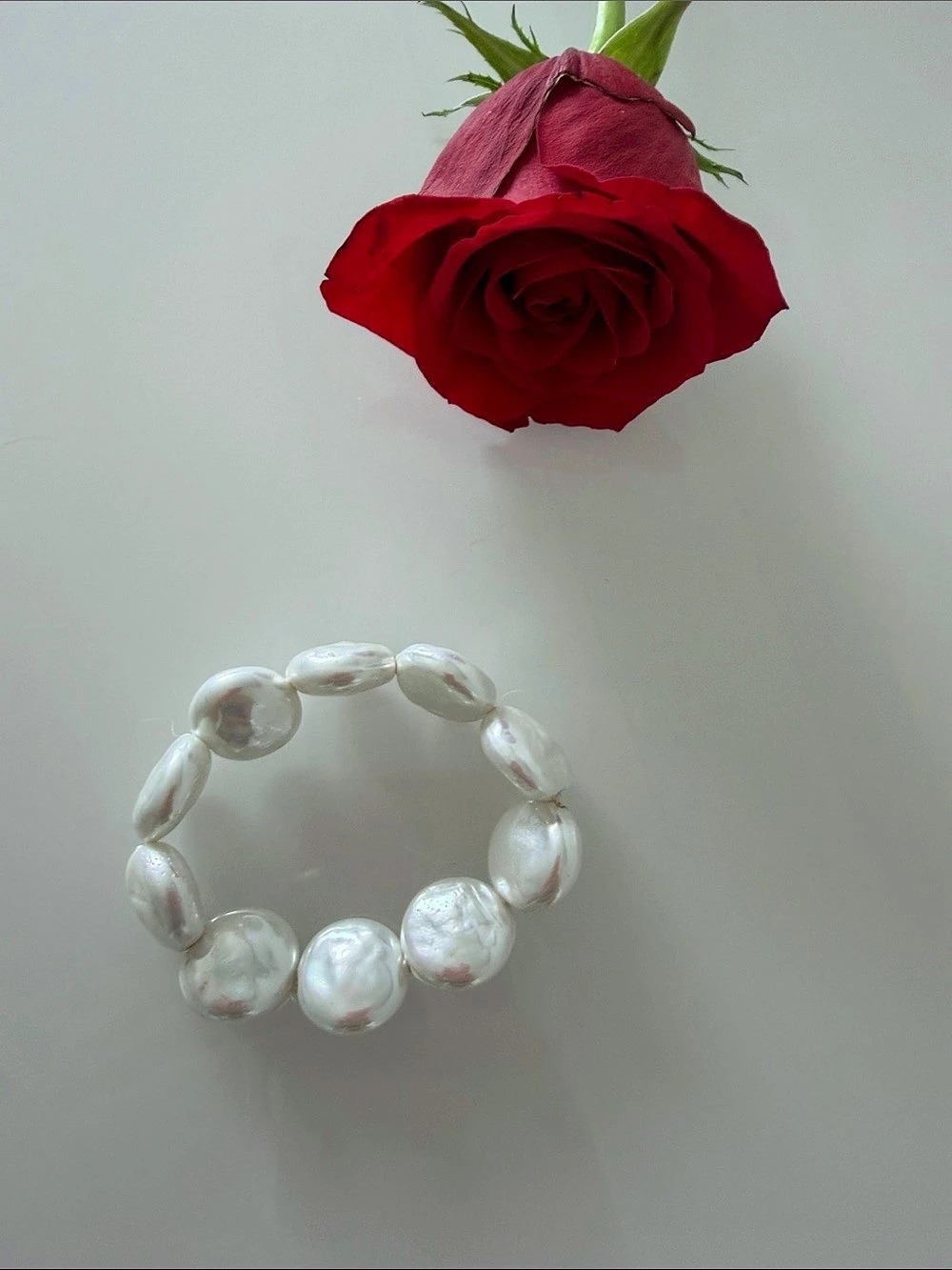 White Pearl Bracelet